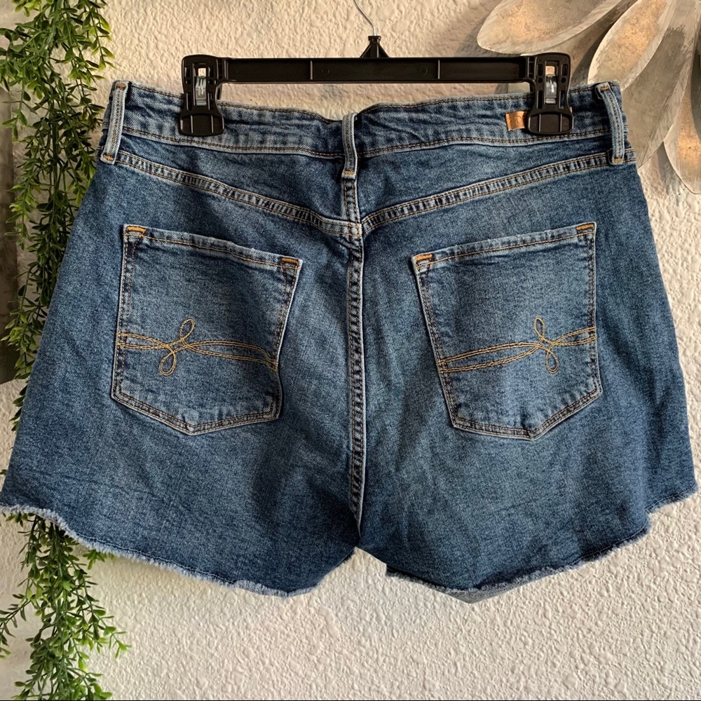 Denizen from Levi’s high rise denim shorts